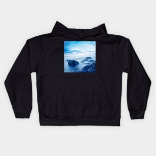 Fog Over the Ocean Kids Hoodie